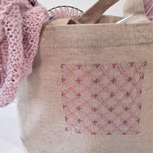 Iniciación al Sashiko: personaliza tu bolsa de labores